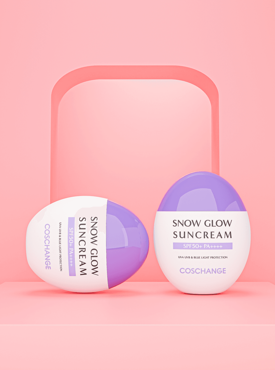 COSCHANGE Snow Glow Sun Cream - Image 3