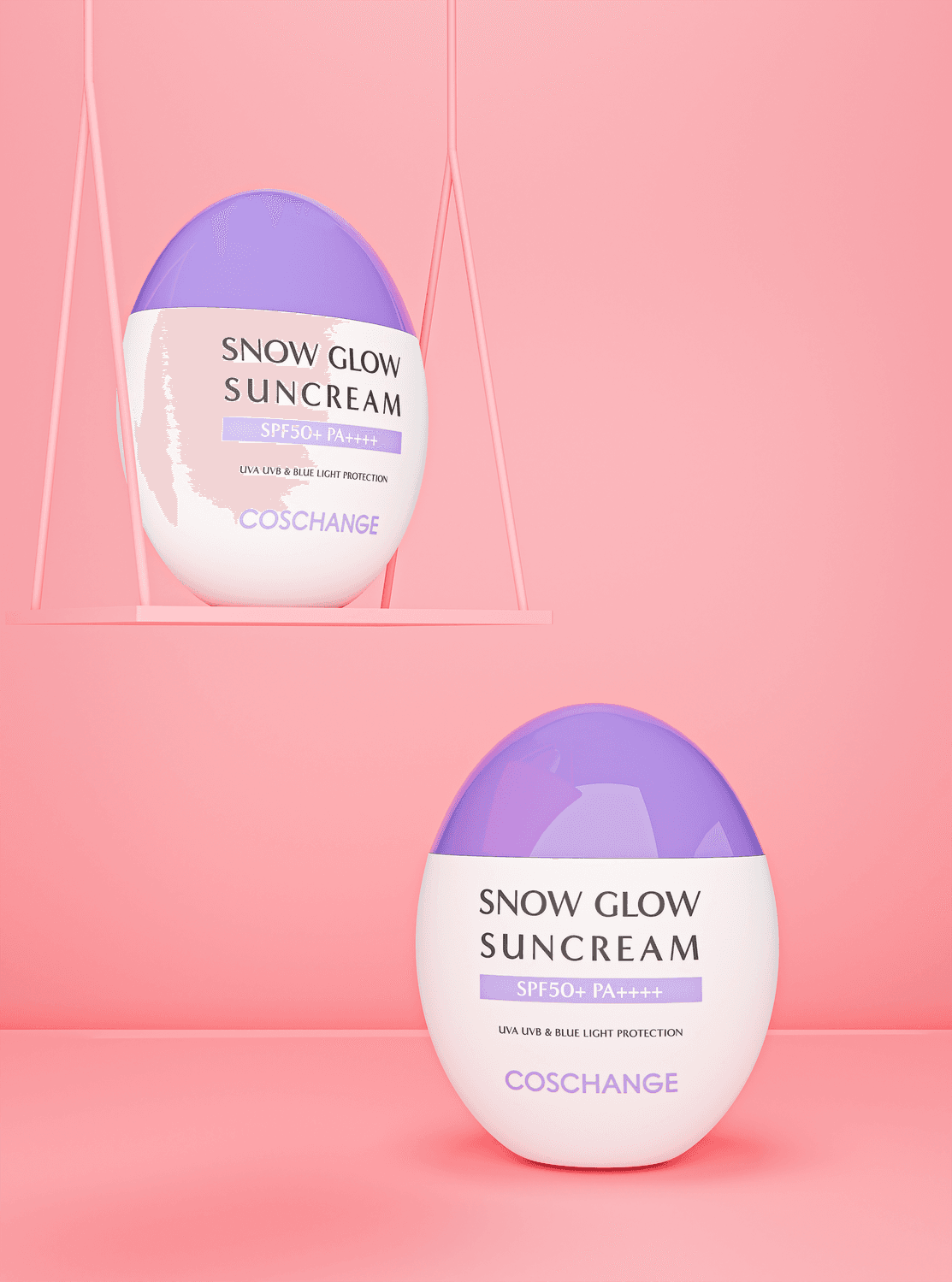 COSCHANGE Snow Glow Sun Cream - Image 5